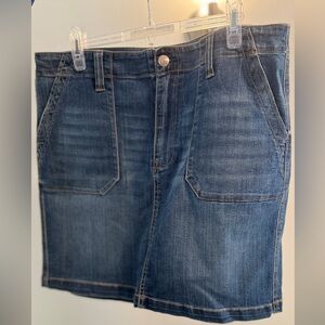 Seven7 Women's Blue Denim Skirt